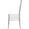 Fabulaxe Modern Acrylic Stackable Chiavari Dining Chair, Clear Party Chair, Ctystal Acrylic Chair, 4PK QI004658.CL.4 - alternate 2